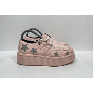 T.U.K. x Dolls Kill TUK Creeper Shoes Pink Patent Leather Women’s Size 8